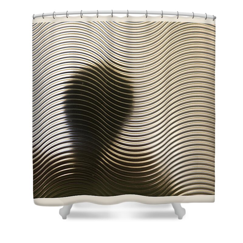 Waves Shower Curtain featuring the photograph They Are Here by Brian Green