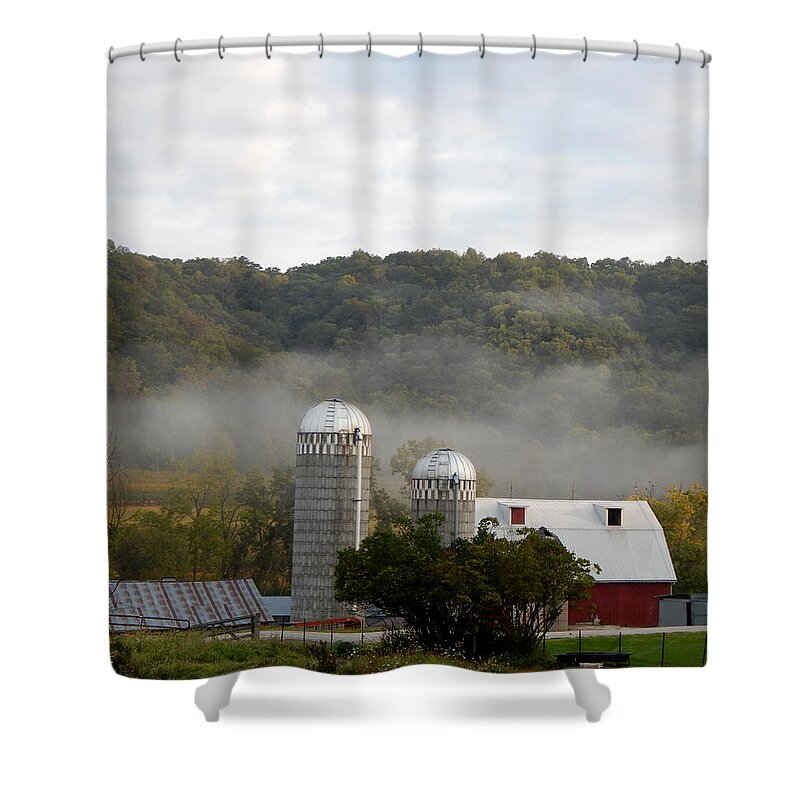 Summertime Shower Curtain featuring the photograph Things Have Gone to Pieces by Wild Thing