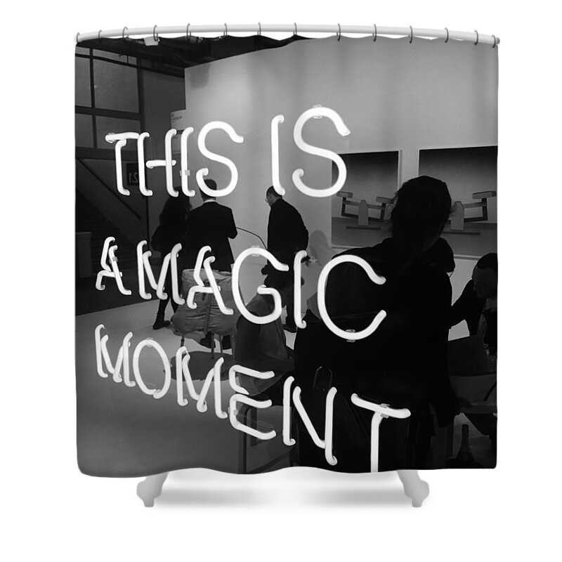 Magic Shower Curtain featuring the photograph This is a magic moment by Funkpix Photo Hunter