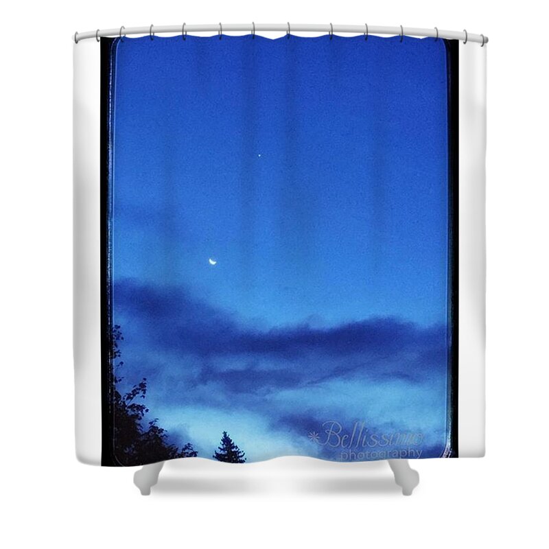 Celestial Shower Curtain featuring the photograph This Is The #gorgeous View I Was by Briana Bell