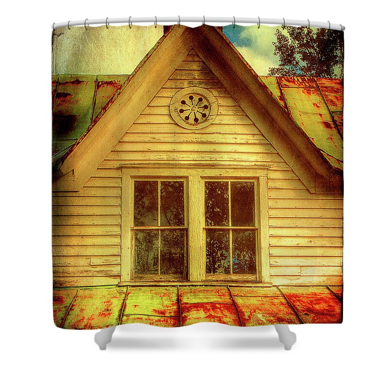House Shower Curtain featuring the photograph This Old House by Mike Eingle