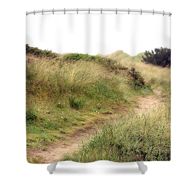 Skompski Shower Curtain featuring the photograph This Way To The Beach by Joseph Skompski