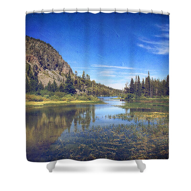 Twin Lakes Shower Curtain featuring the photograph Those Summer Days by Laurie Search