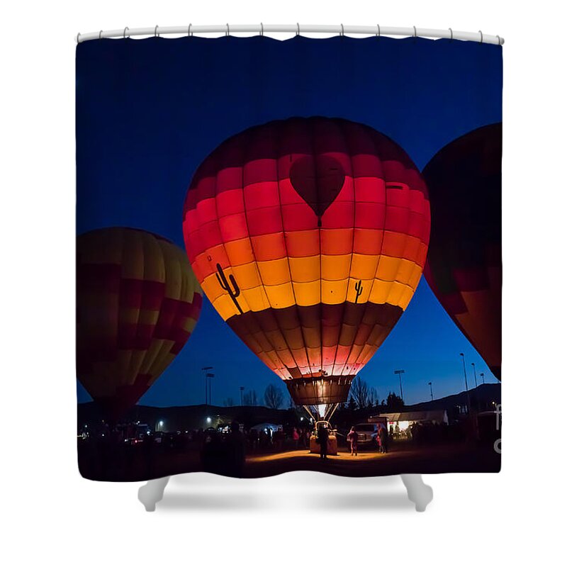 Jon Burch Shower Curtain featuring the photograph Three In The Evening by Jon Burch Photography