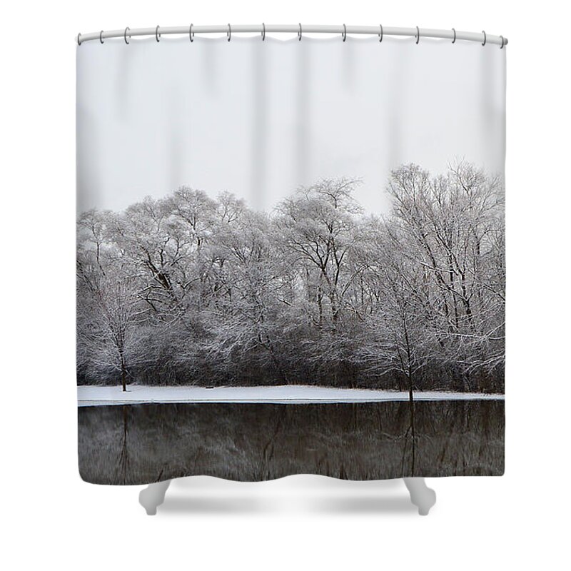 Landscape Shower Curtain featuring the photograph Through My Window by Iliyan Bozhanov