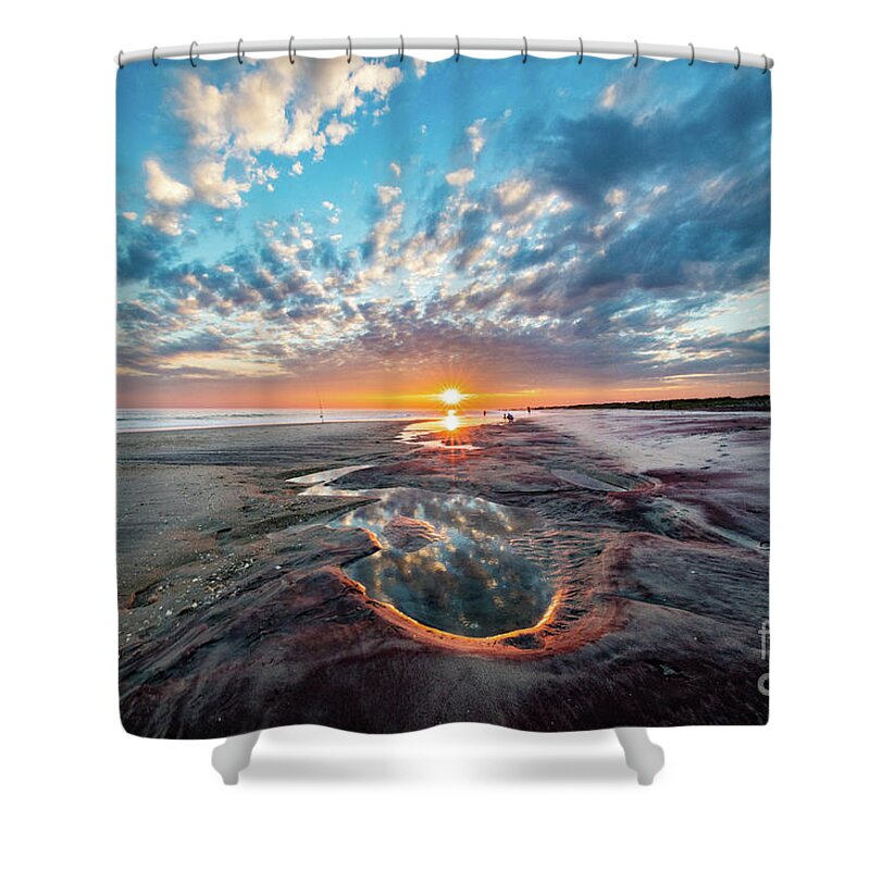 Tide Shower Curtain featuring the photograph Tide Pool by Sean Mills