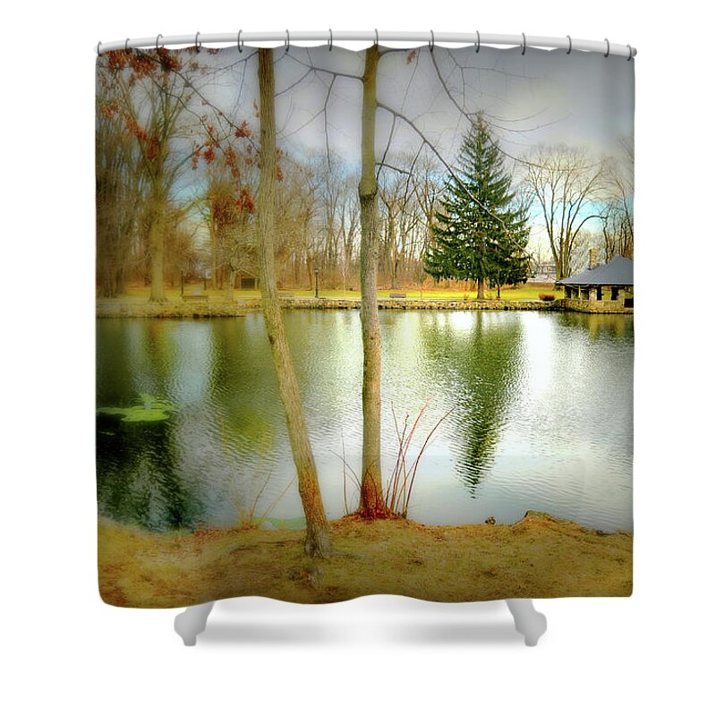 Tilley's Pond Shower Curtain featuring the photograph Tilley's Pond by Diana Angstadt
