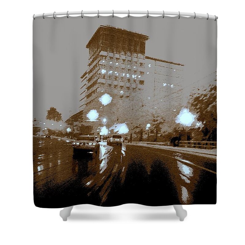Drive Shower Curtain featuring the photograph Time by Andy Rhodes