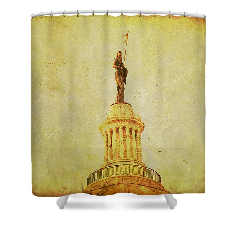 Oklahoma Shower Curtain featuring the photograph Time Honored by Toni Hopper