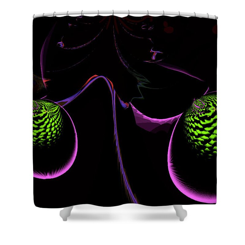 Jim Pavelle Shower Curtain featuring the digital art Time Lapse by Jim Pavelle