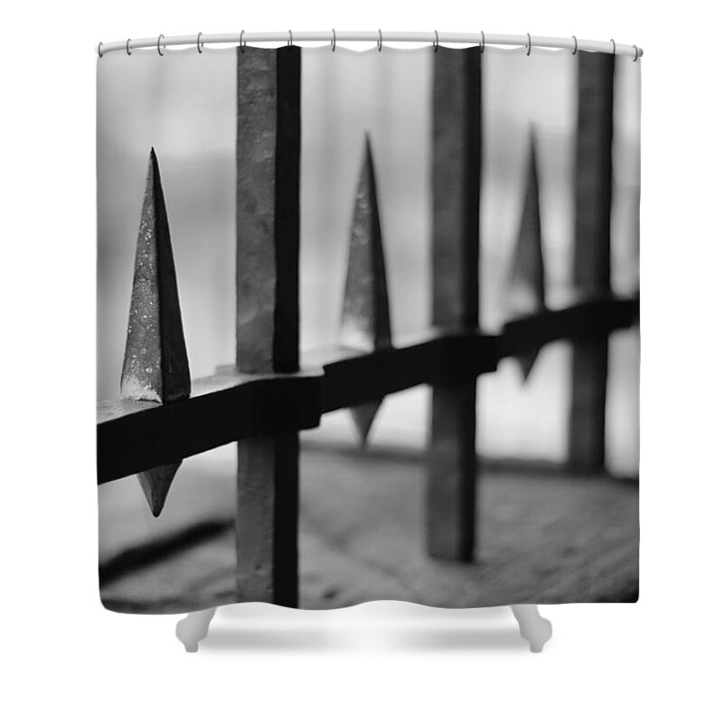 Prague Shower Curtain featuring the photograph Timeless Iron by Calvin Roberts Photography