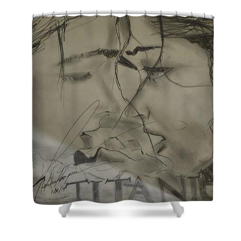 Jack Shower Curtain featuring the photograph Titantic Beauty by Love Art Wonders By God