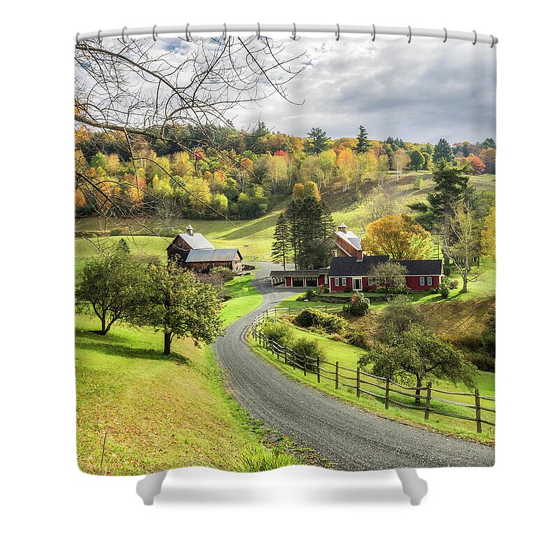 Usa Shower Curtain featuring the photograph To die for. by Usha Peddamatham