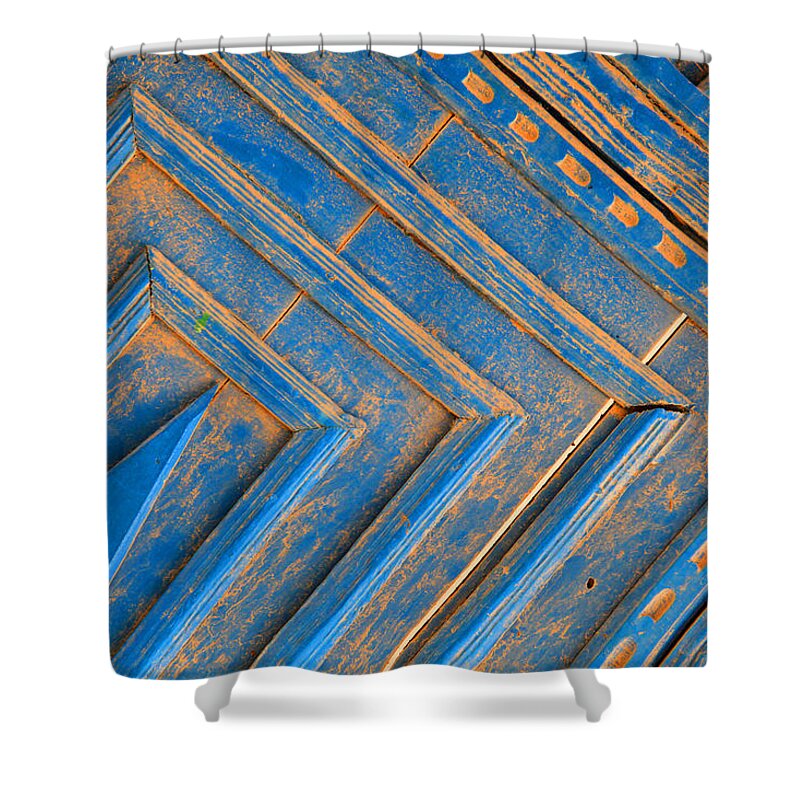Blue Moon Shower Curtain featuring the photograph To The Fete by Jez C Self