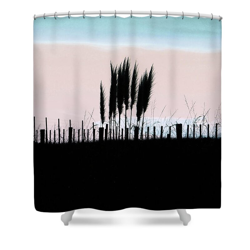 Toitoi Shower Curtain featuring the photograph Toitoi Sunset by Karen Lewis
