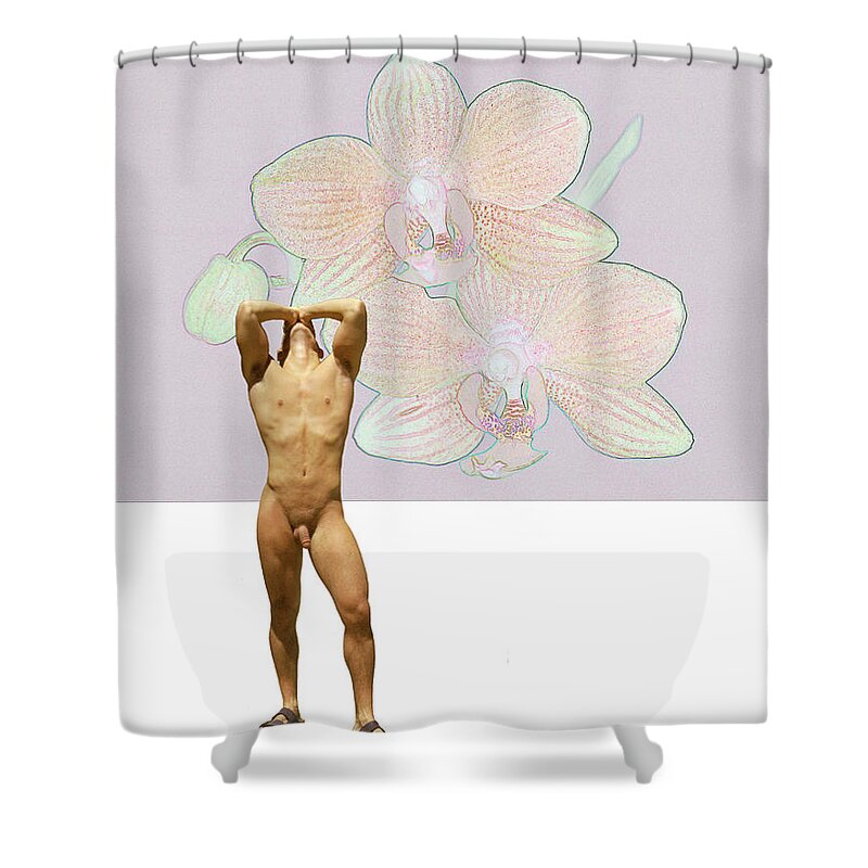 Male Shower Curtain featuring the photograph Tom D. 5-4 by Andy Shomock