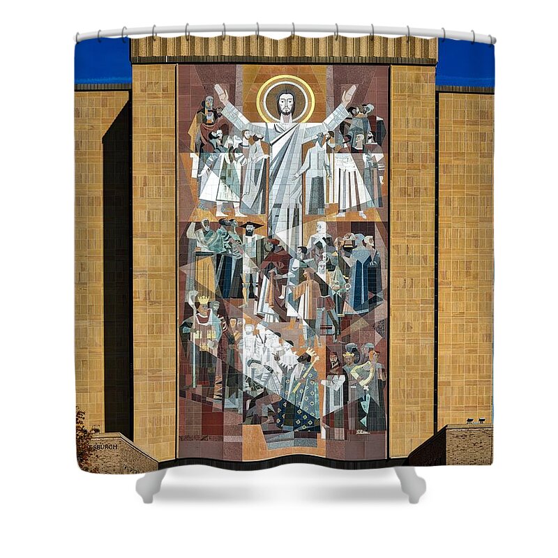 Hesburgh Library Shower Curtains