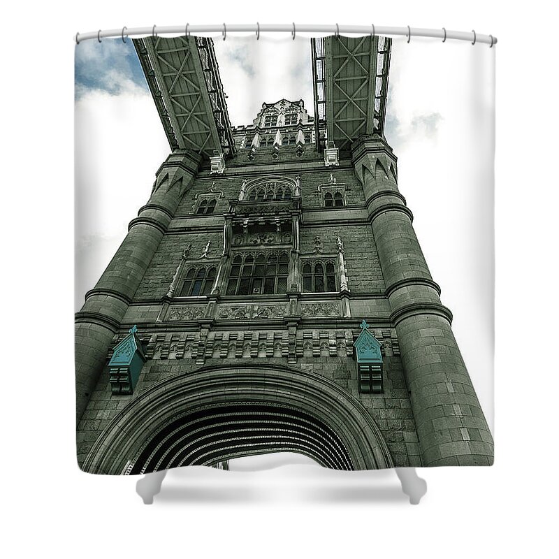 England Shower Curtain featuring the photograph Tower Bridge by Patrick Kain