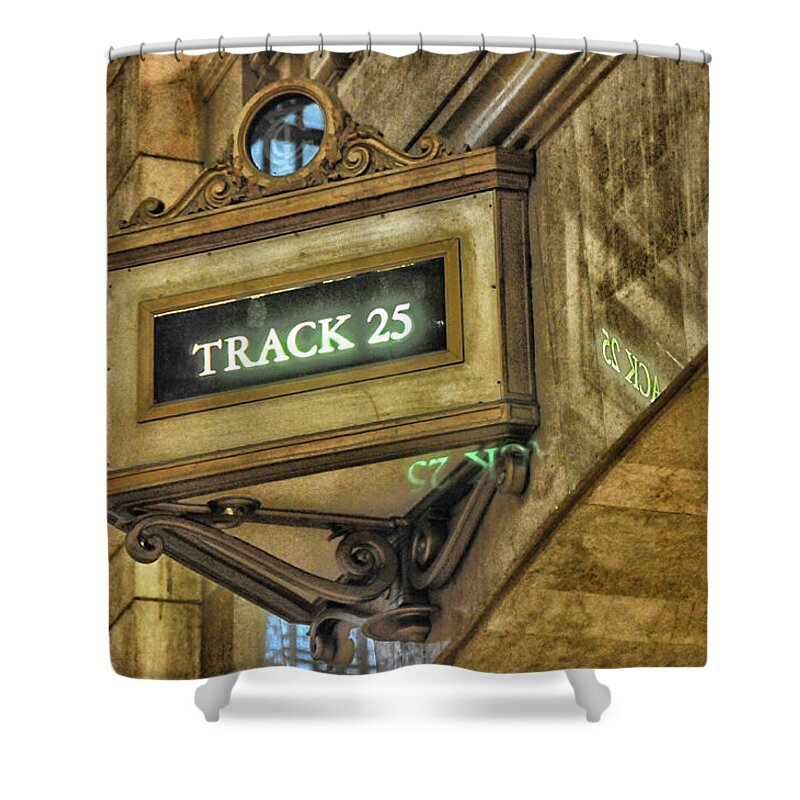 Track Shower Curtain featuring the photograph Track 25 by Mike Martin