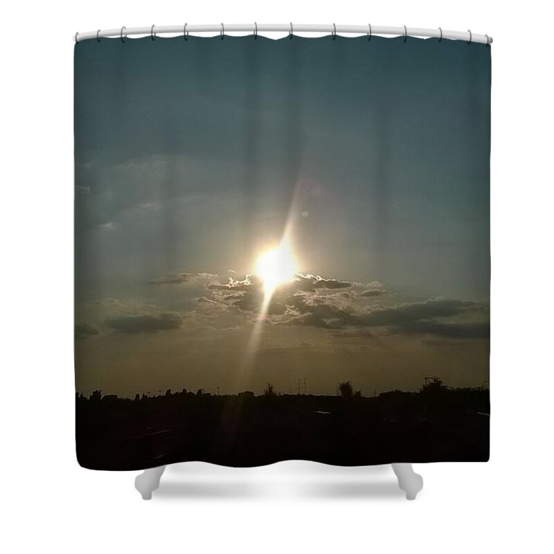 Sunset Shower Curtain featuring the photograph Tramonto by Gianluca Bucci
