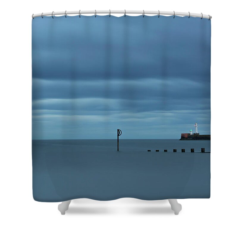 Aberdeen Shower Curtain featuring the photograph Tranquil Aberdeen Beach by Veli Bariskan