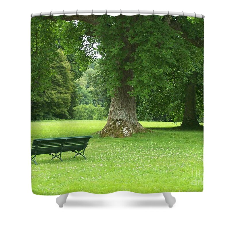 Nature Shower Curtain featuring the photograph Tranquil Space by Mary Mikawoz