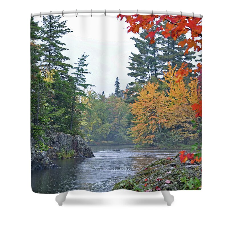 Fall Shower Curtain featuring the photograph Autumn Tranquility by Glenn Gordon