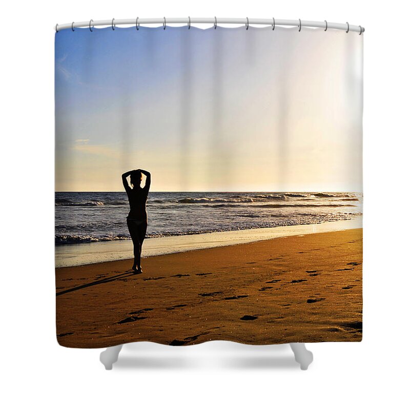 Glamour Photographs Shower Curtain featuring the photograph Tranquility by Robert WK Clark