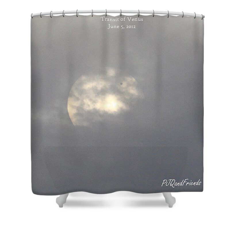Transit Of Venus Shower Curtain featuring the photograph Transit of Venus by PJQandFriends Photography