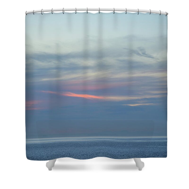 Clouds Shower Curtain featuring the photograph Traveling Between Here and There 2 by Ronda Broatch