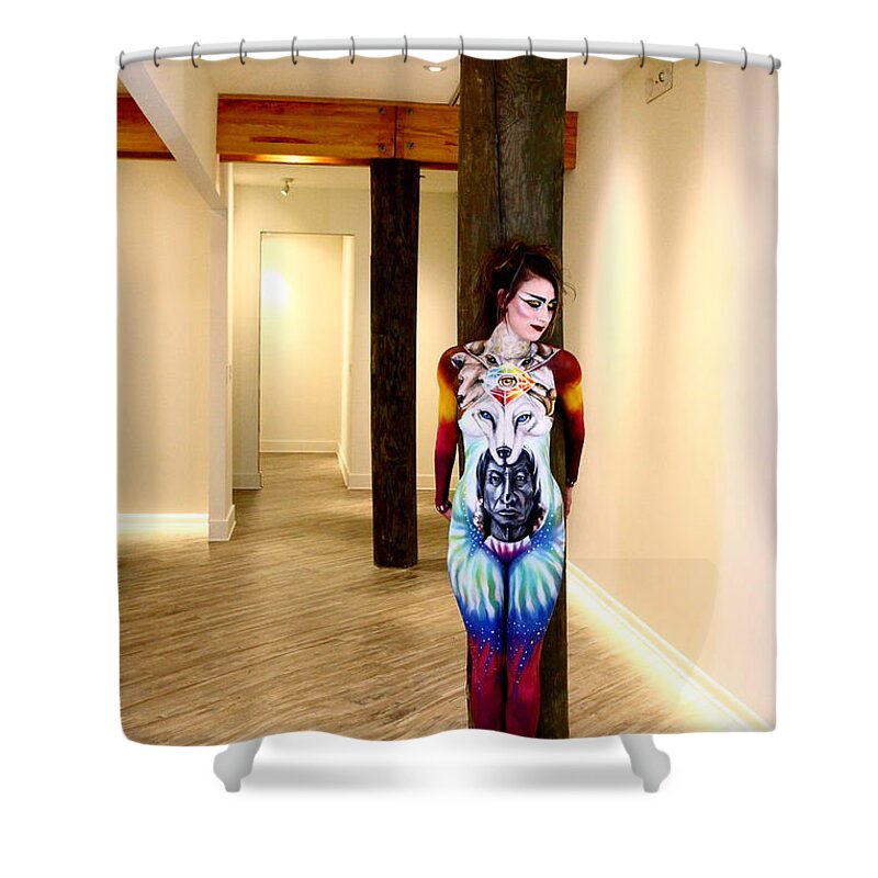 The Healthcare Gallery Shower Curtain featuring the photograph Triumphant I by Cully Firmin
