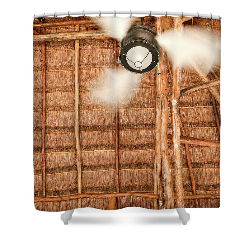 Tropical Shower Curtain featuring the photograph Tropical Fan by Riccardo Forte