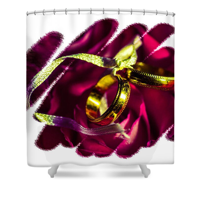  Shower Curtain featuring the photograph True bond of love by Gerald Kloss