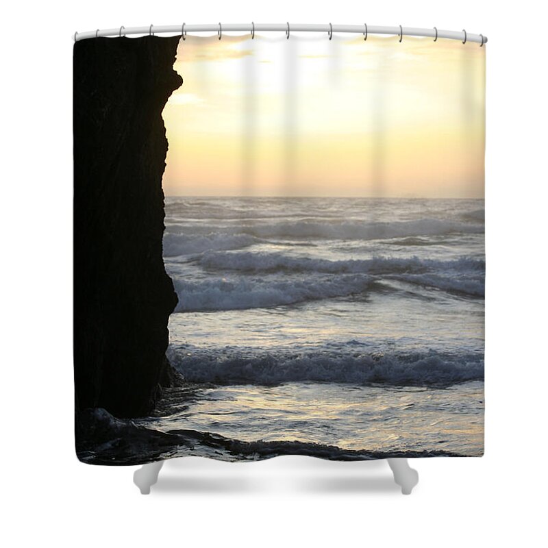 Pacific Shower Curtain featuring the photograph Tucked Away by Holly Ethan