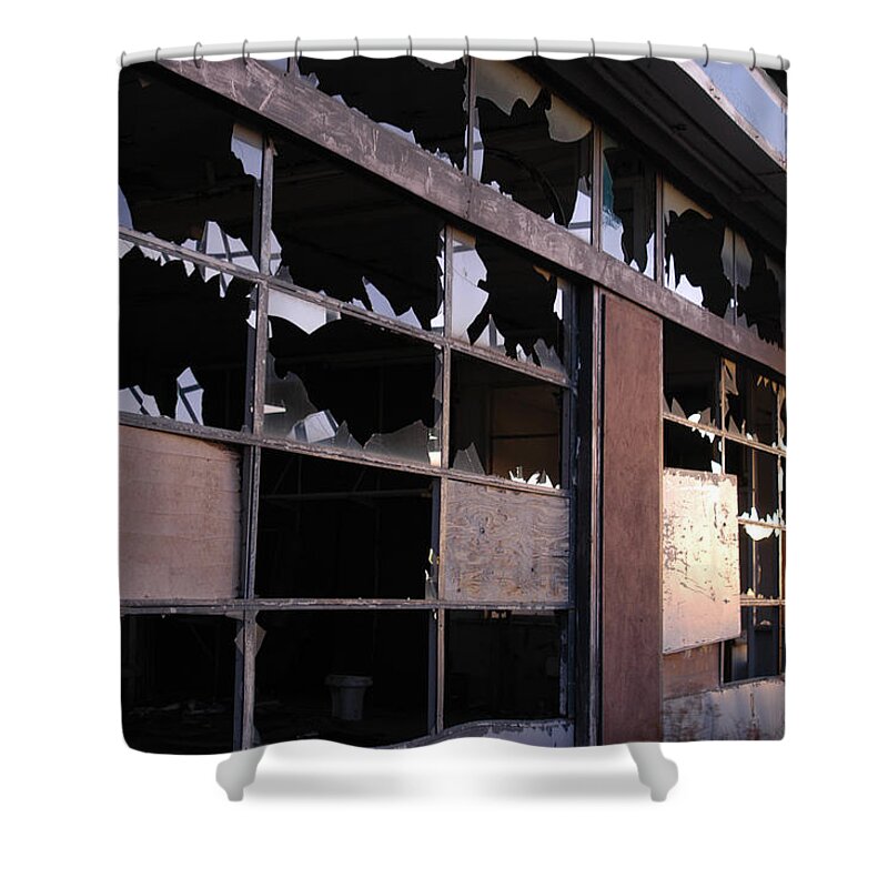 Building Shower Curtain featuring the photograph Tucumcari - Revisited by DArcy Evans