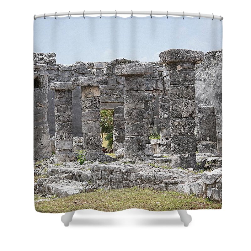 Culture Shower Curtain featuring the photograph Tulum 6 by Laurie Perry