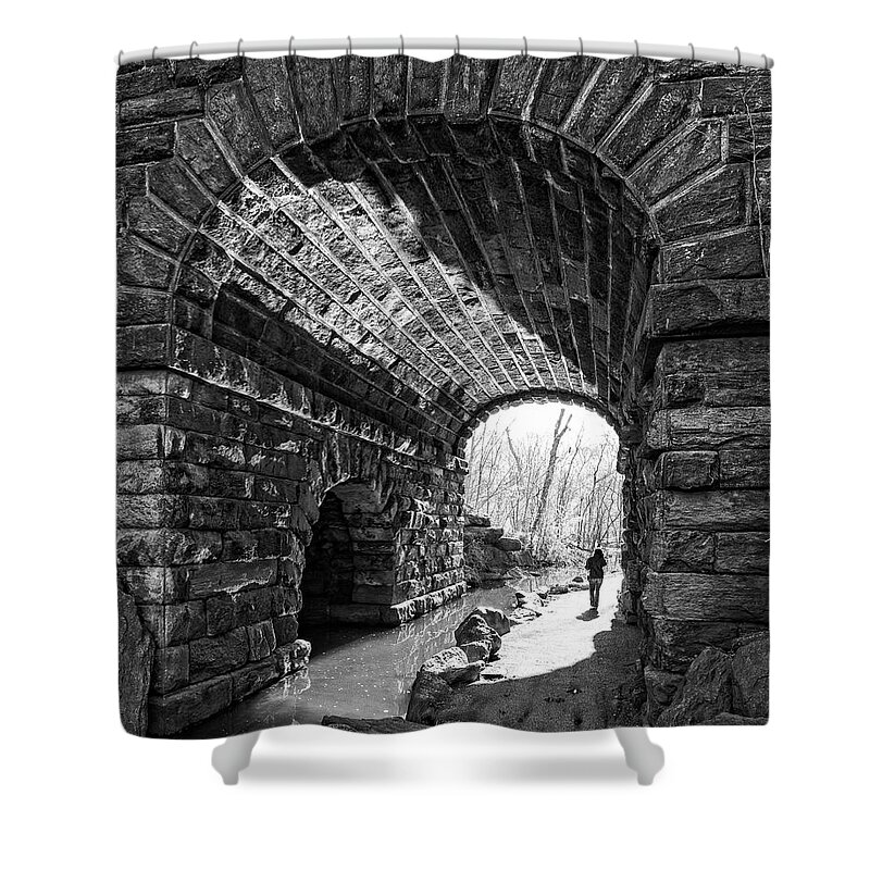 Tunnel Shower Curtain featuring the photograph Tunnel Vision by Alan Raasch