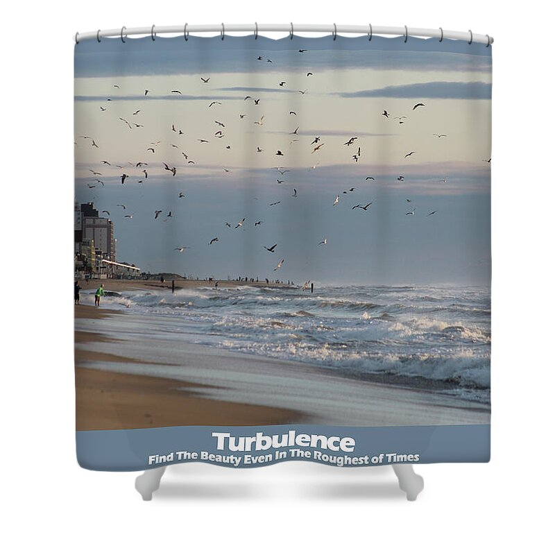 Turbulence Shower Curtain featuring the photograph Turbulence by Robert Banach