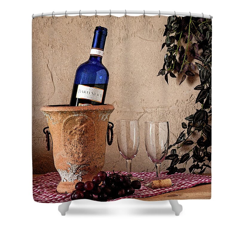 Still Life Shower Curtain featuring the photograph Tuscan Treat by Ira Marcus