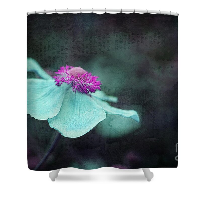 Flower Shower Curtain featuring the digital art Tutu - ra2c16t3 by Variance Collections