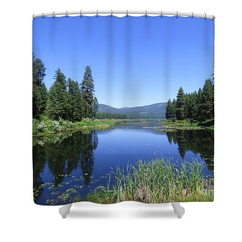 Lake Shower Curtain featuring the photograph Twin Lakes Reflection by Charles Robinson