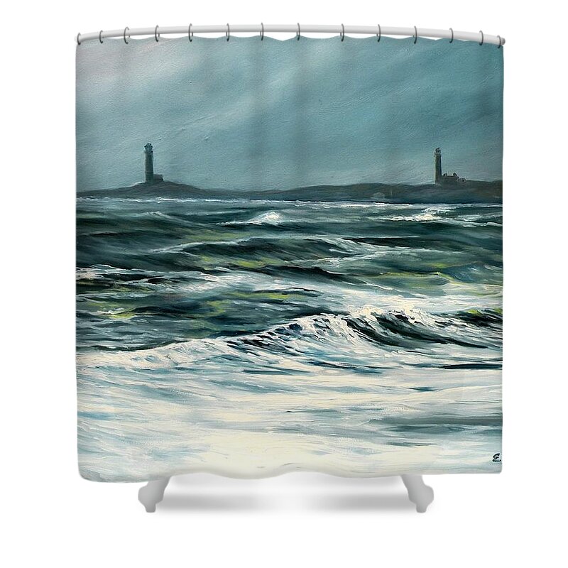 Twin Islands Shower Curtains