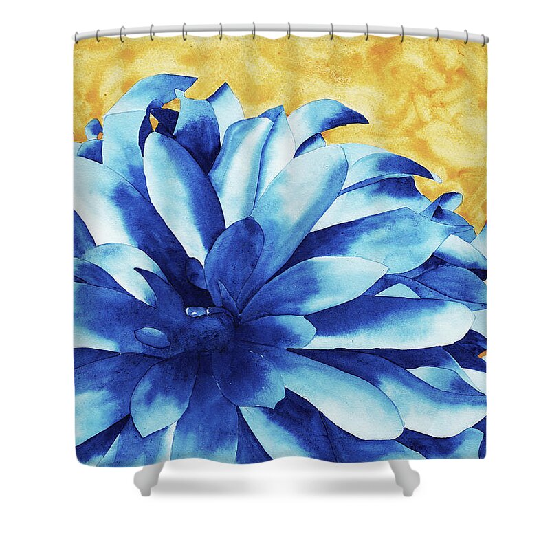 Watercolor Shower Curtain featuring the painting Two Tone by Ken Powers