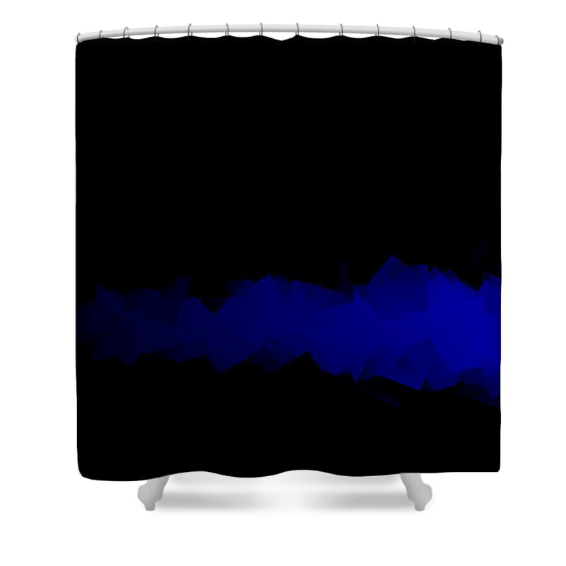 Art Shower Curtain featuring the digital art Ukheb by Jeff Iverson