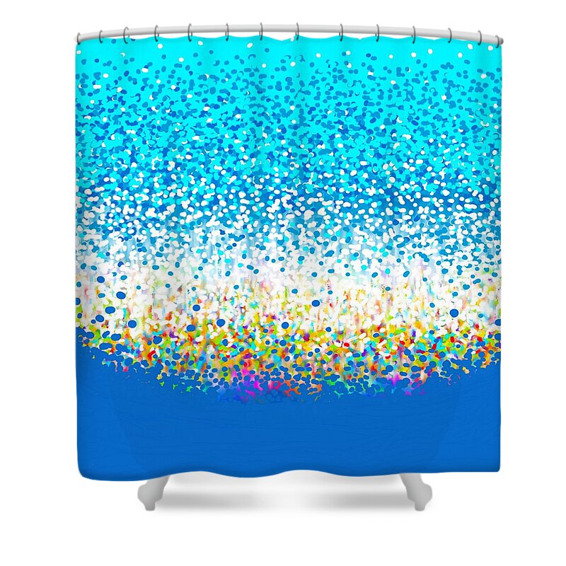 Abstract Shower Curtain featuring the photograph Underwater Garden by Charles Brown