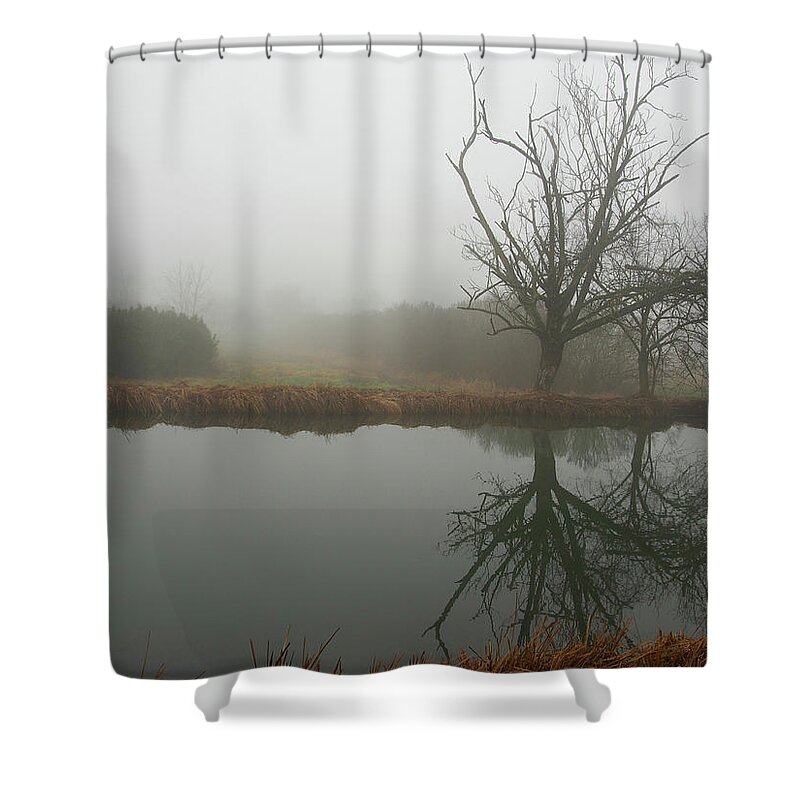 Winter Shower Curtain featuring the photograph Underworld Guardian by Jessica Myscofski
