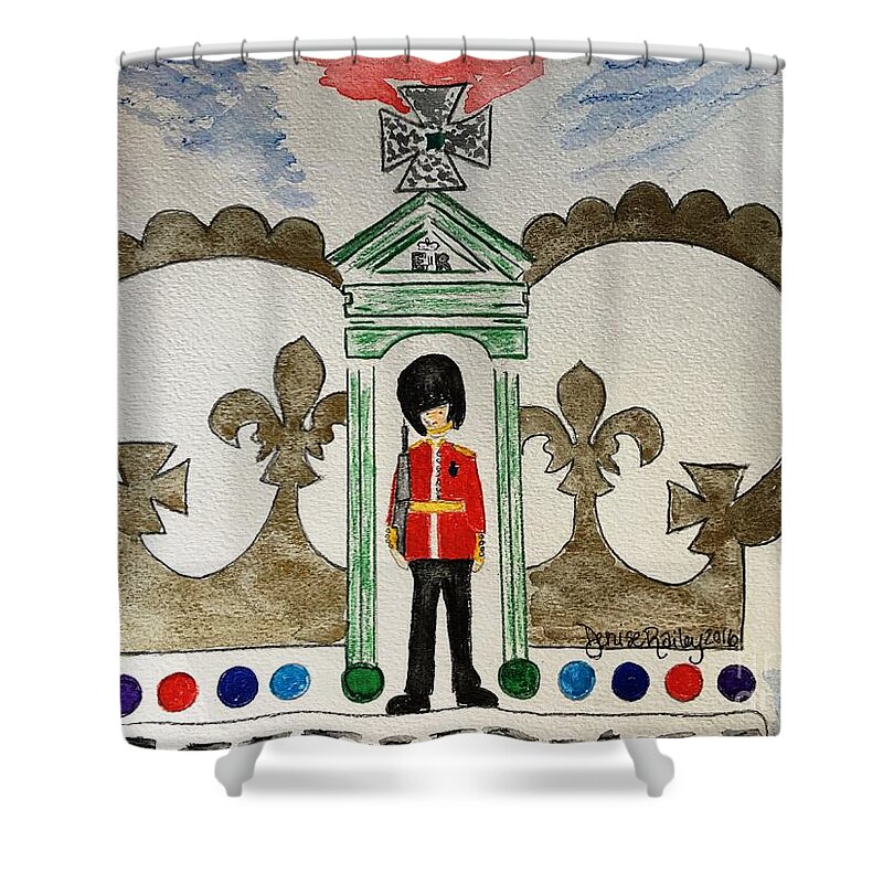 United Kingdom Shower Curtain featuring the painting Unity by Denise Railey