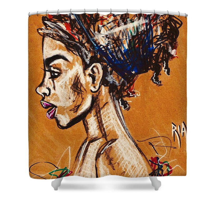 Artbyria Shower Curtain featuring the photograph Unraveled by Artist RiA