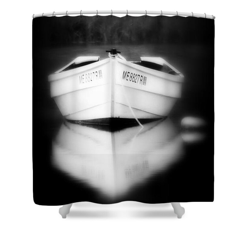 Dory Shower Curtain featuring the photograph Upon Reflection by Imagery-at- Work