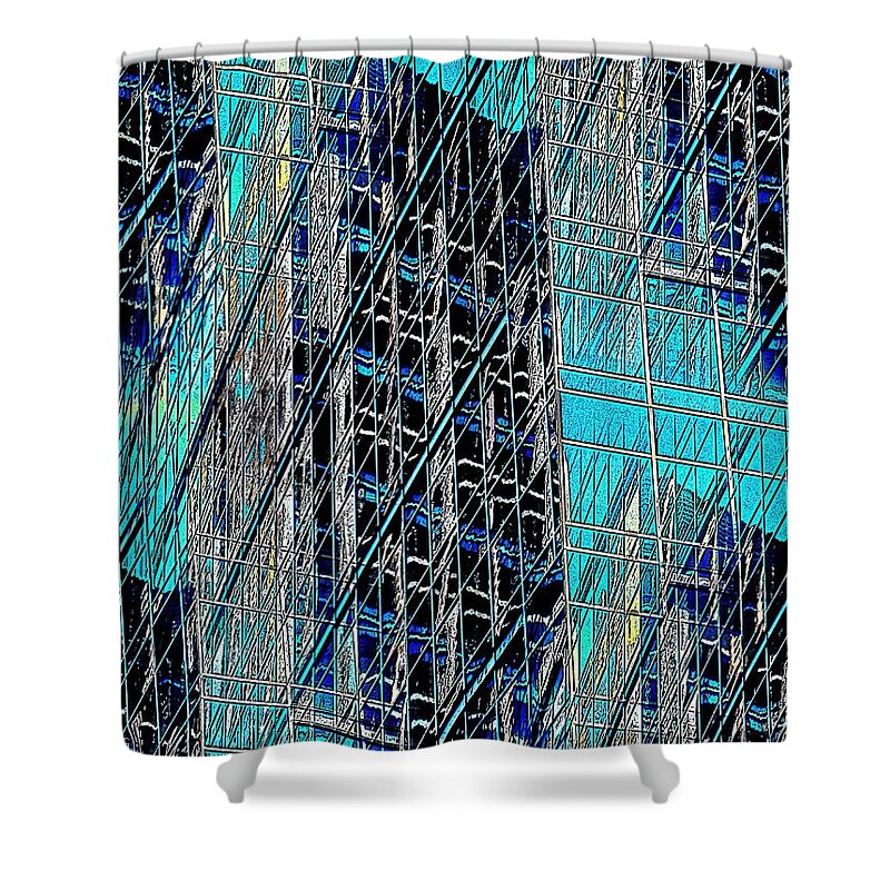 Reflection Shower Curtain featuring the digital art Upon Reflection by Tim Allen